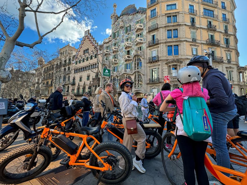 Barcelona: Top-20 City Sights Bike/eBike Guided Private Tour - Bike/E-Bike Amenities