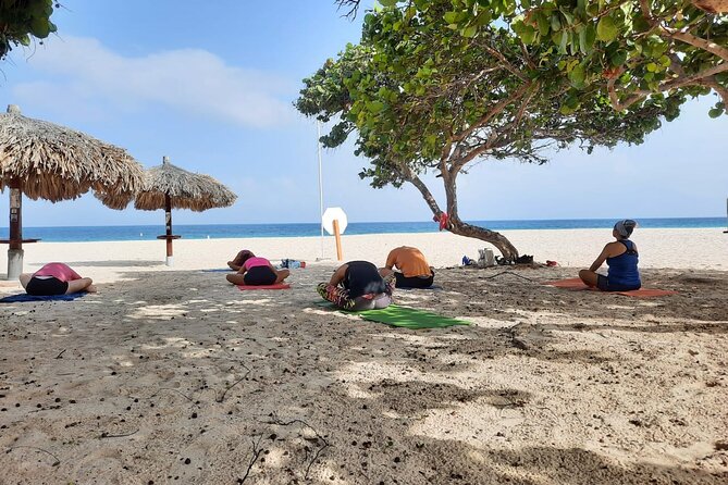 Beach Yoga at Eagle Beach All Levels Welcome - Meeting Point