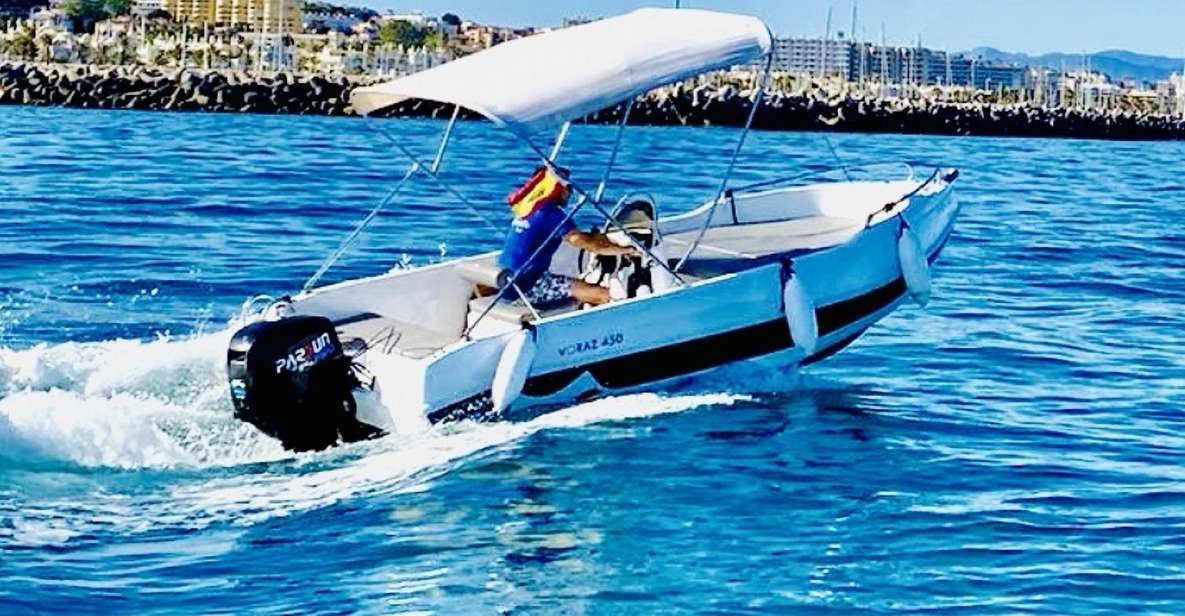 Benalmádena: Rent Boat Without License for Dolphin Watching - Activities and Experiences