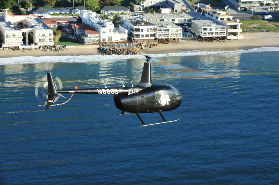 California Coastline Helicopter Tour - Restrictions