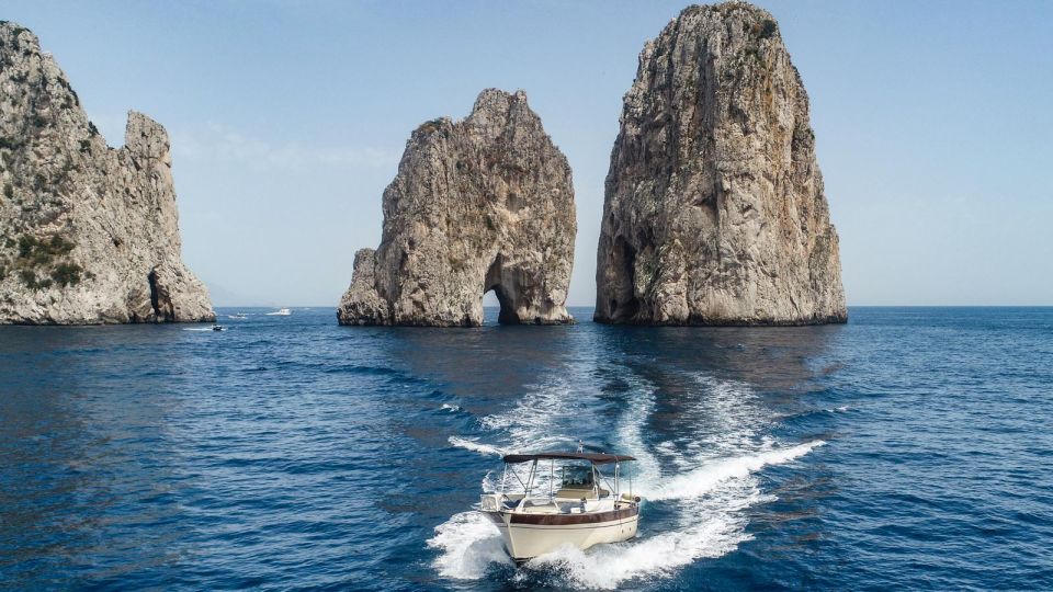 Capri Private Boat Excursion From Sorrento-Capri-Positano - Passing Through the Faraglioni