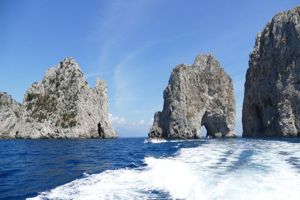 Capri Private Boat Tour From Sorrento on Tornado 38 - Included Amenities