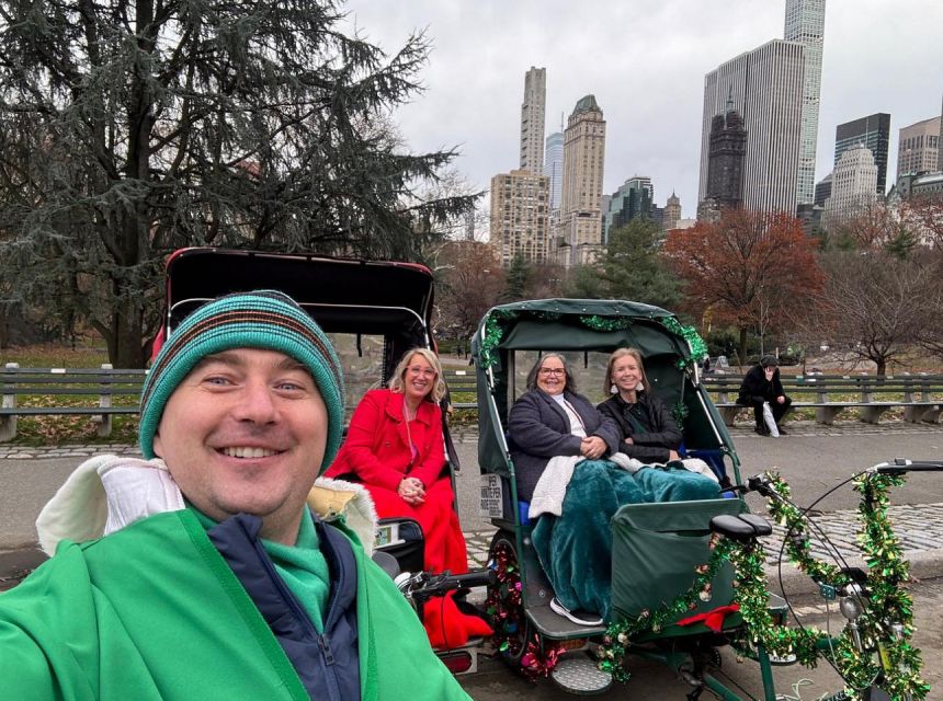 Christmas Lights And City Lights Pedicab Tour - Itinerary and Scenic Route