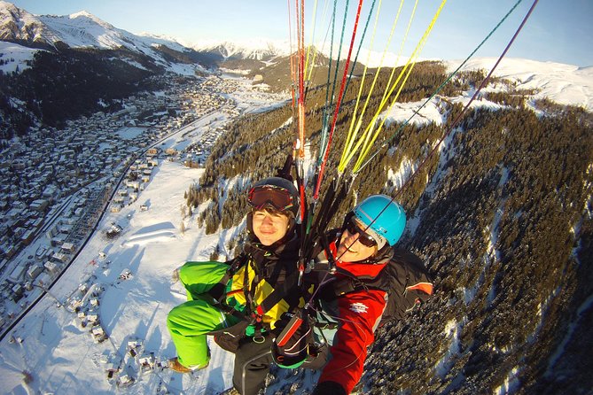 Davos Absolutely Free Flying Paragliding Tandem Flight 1000 Meters High - Tandem Flight With Instructor