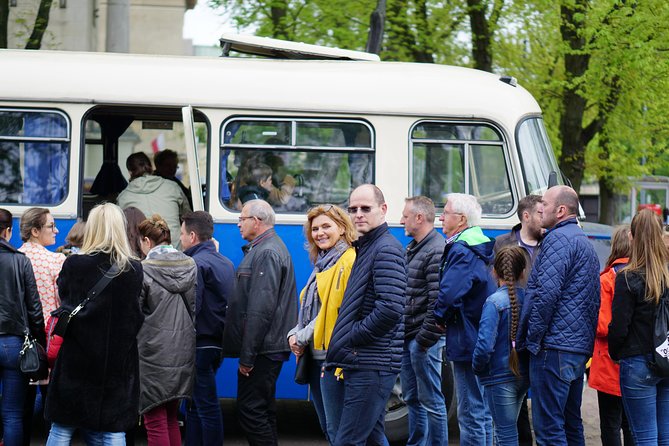 Discover the Dark Side of Warsaw in Praga District by Retro Bus - 19th-Century Chocolate Factory Exploration