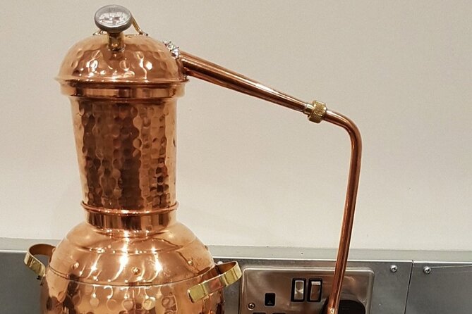 Distill a Bottle of Gin on Mini Copper Stills - Meeting and Pickup