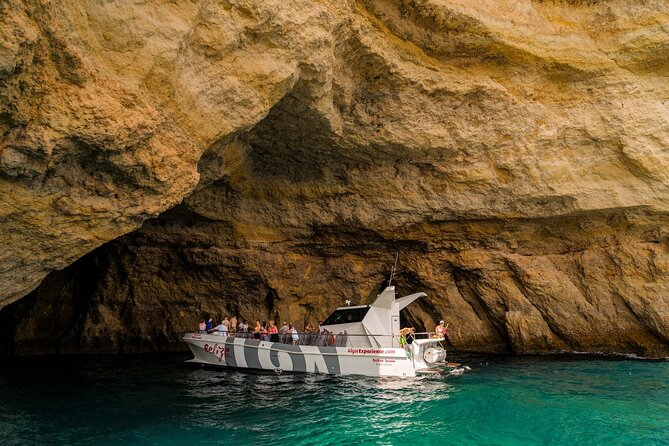 Dolphin Watching and Cave Boat Cruise From Albufeira - Exploring Rock Formations