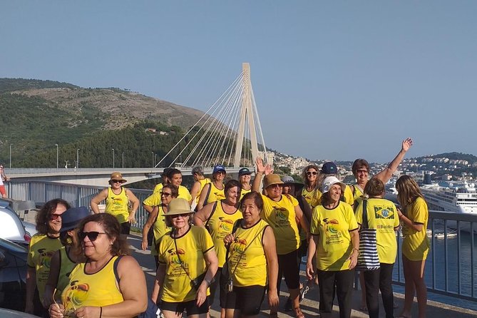 Dubrovnik Panorama Sightseeing With Tour Guide in Minivan - Crossing Franjo Tuđman Bridge