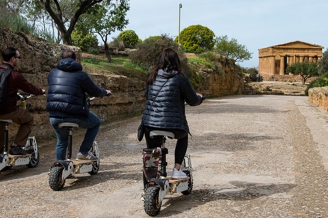 Electric Scooter Tour Inside the Valley of the Temples Agrigento - Admiring the Temple of Concordia
