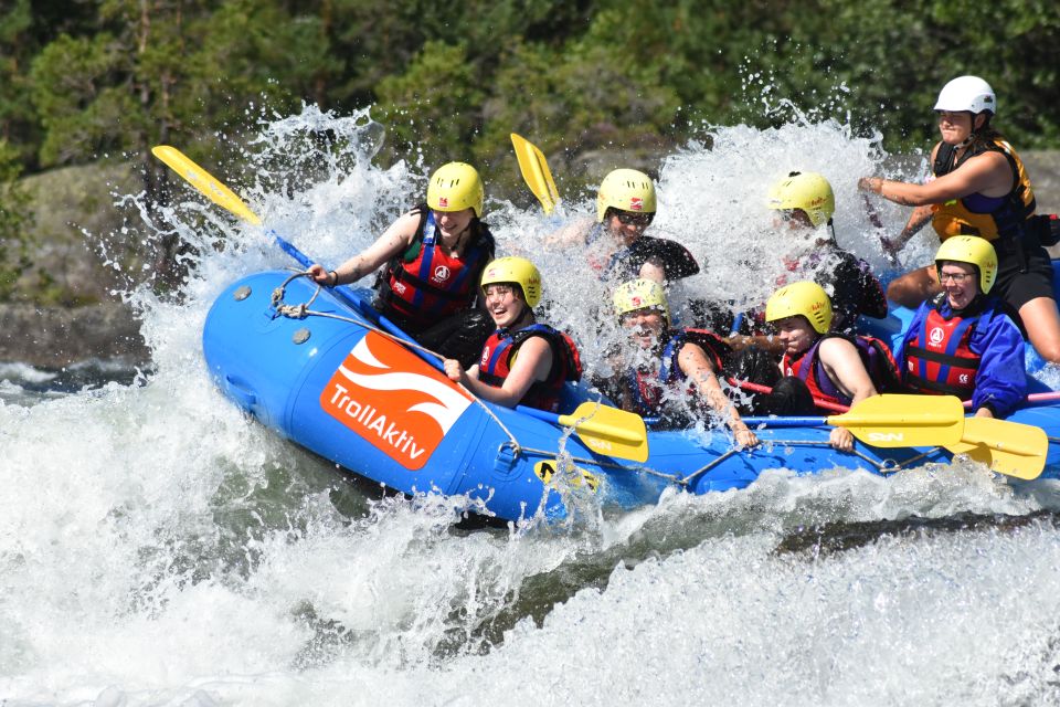 Evje: Rafting Trip on One of Norway's Warmest Rivers - Challenging Waterfalls and Mountain Views