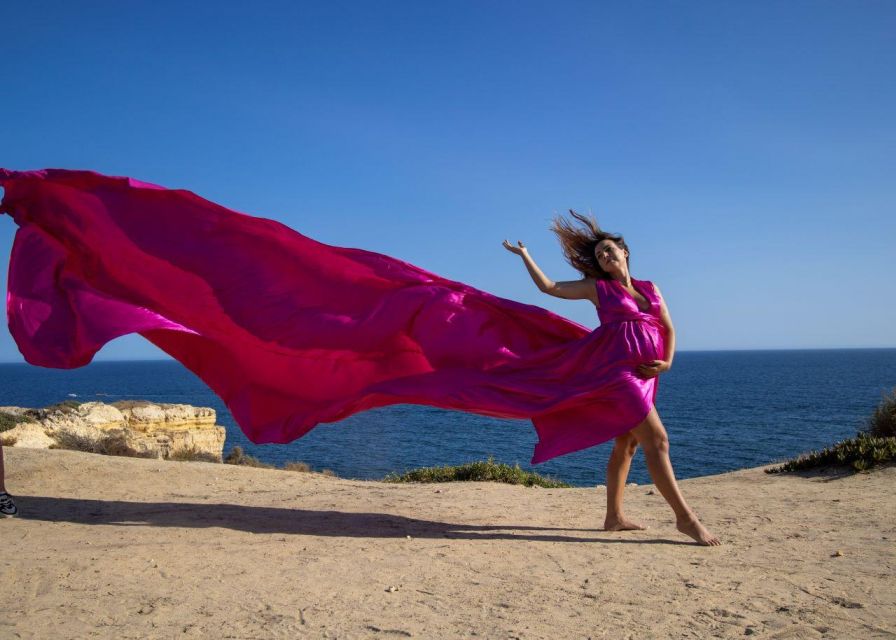 Flying Dress Algarve - Pregnancy Experience - Dress and Location Choices