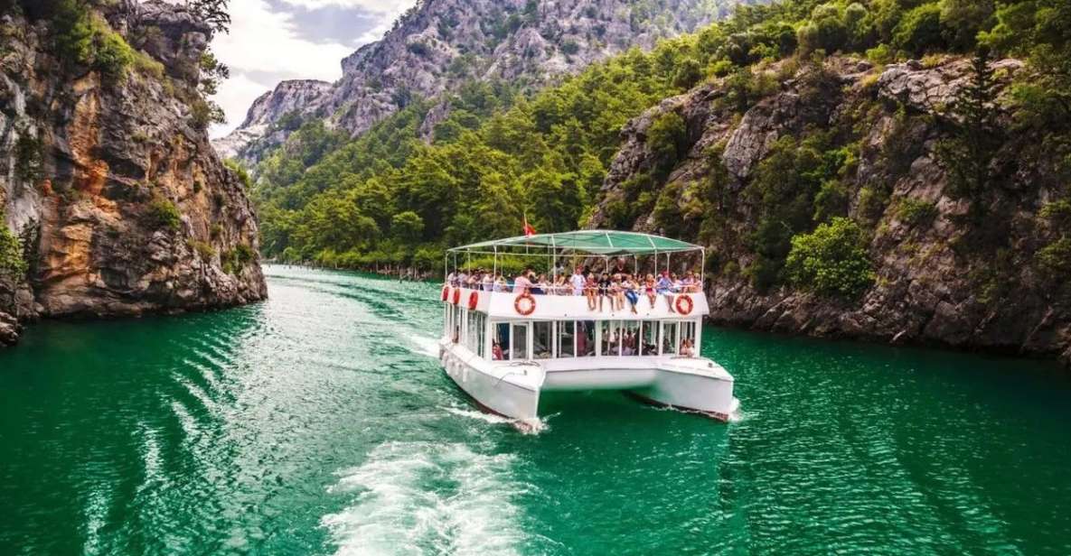 From Alanya: Green Canyon Tour - Exploring the Emerald Green Lake