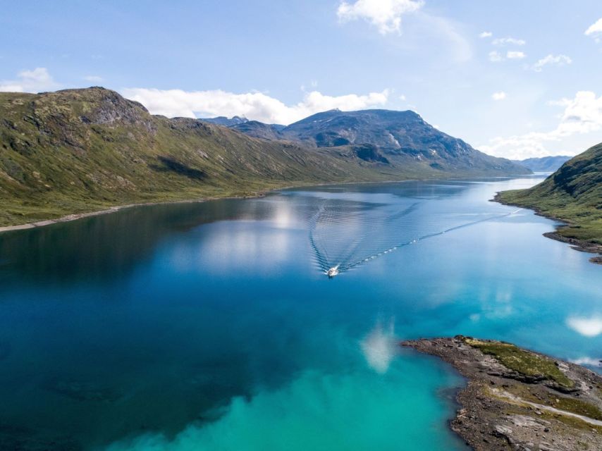 From Bygdin: Hike and Dine in Jotunheimen Tour - Eidsbugarden Village Arrival