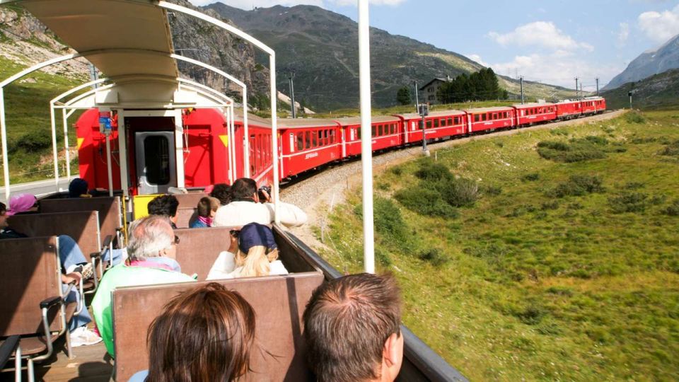 From Lake Como: Bernina Red Train Tour to St. Moritz - Exploring Historic St. Moritz