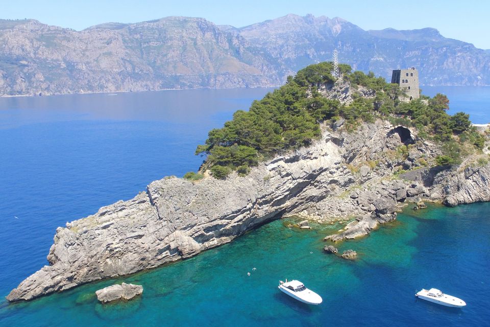 From Positano: Private Boat Tour to Capri or Amalfi - Tour Stops