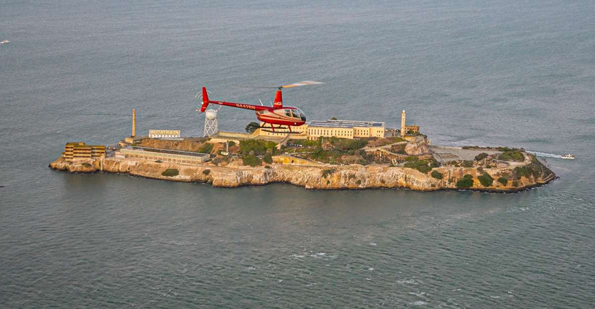 From Sausalito: San Francisco and Alcatraz Helicopter Tour - Tour Duration and Guide