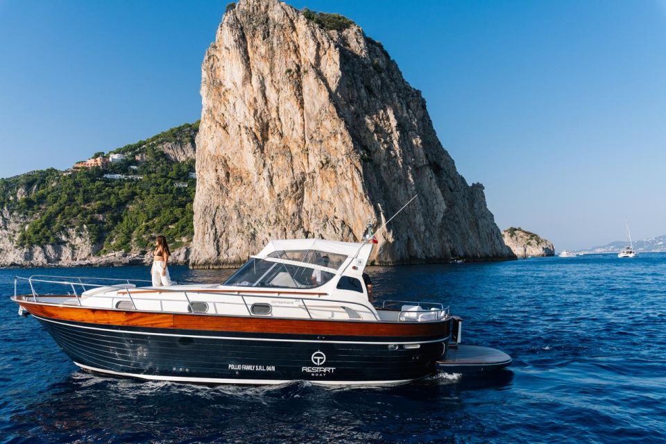 From Sorrento: Capri Private Boat Tour - Capri Rock Formations