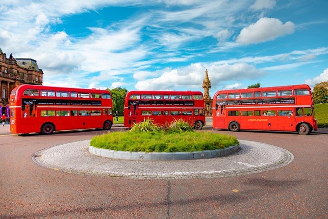 Glasgow Evening Dining Experiences - Vintage Red Bus Tour