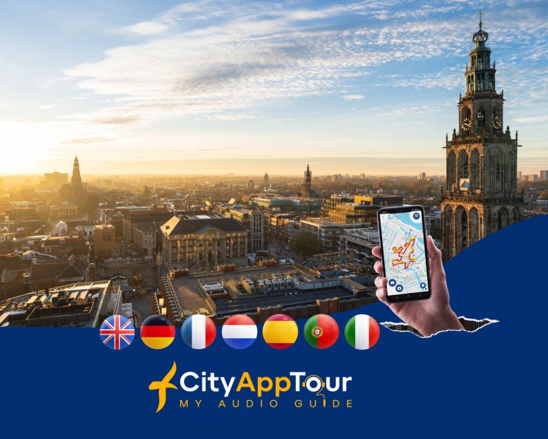 Groningen: Walking Tour With Audio Guide on App - Tour Language Options