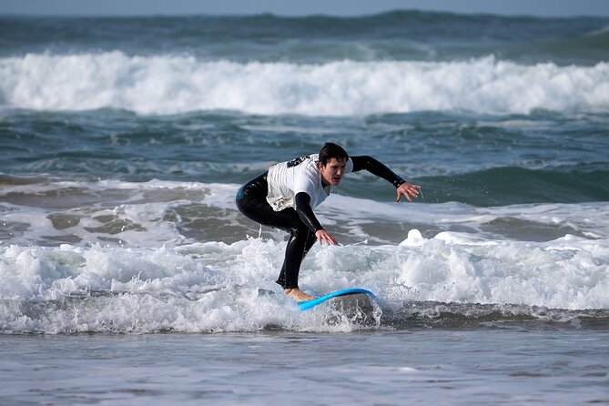 Group Surf Lesson in Costa Da Caparica - Meeting and End Points