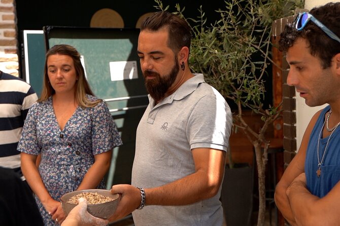 Half-Day Greek Cooking Class of Zakynthian Culture With Lunch - Shady Garden Cooking Setting