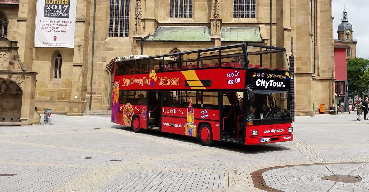 Heilbronn: 24-Hour Hop-on Hop-off City Sightseeing Bus Tour - Detailed Tour Stops