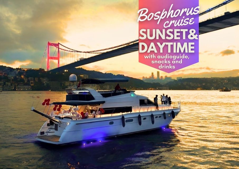 Istanbul: Small-Group Sunset or Day Yacht Cruise With Snacks - On-board Amenities