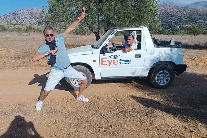 Jeep Safari 4x4 Crete Real off Road Mountain Tracks With Lunch From Hersonissos - Meeting and Pickup Details