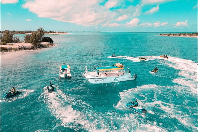 Jet Skiing Around La Famille Ship and Smaller Pristine Cays - Stunning Secluded Beaches and Cays