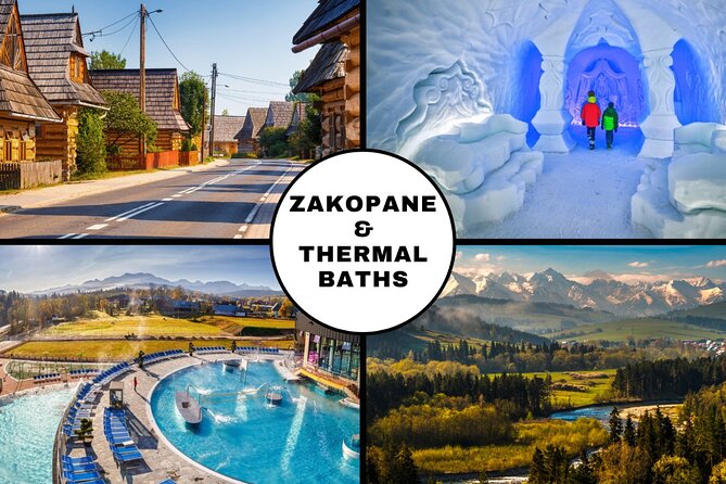 Krakow: Zakopane Tatras With Thermal Baths and Optional Snow Maze - Immerse in Krupowki Street Experience