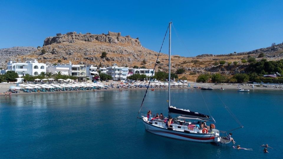 Lindos: Sailboat Cruise With Prosecco and More - Included Amenities