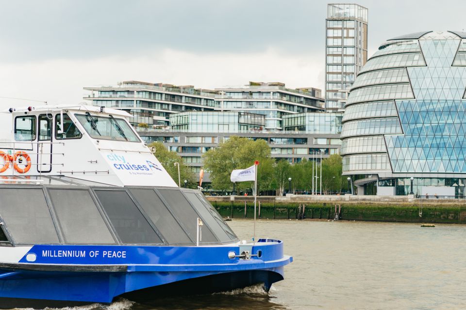 London: River Thames Hop-On Hop-Off Sightseeing Cruise - Boat Amenities