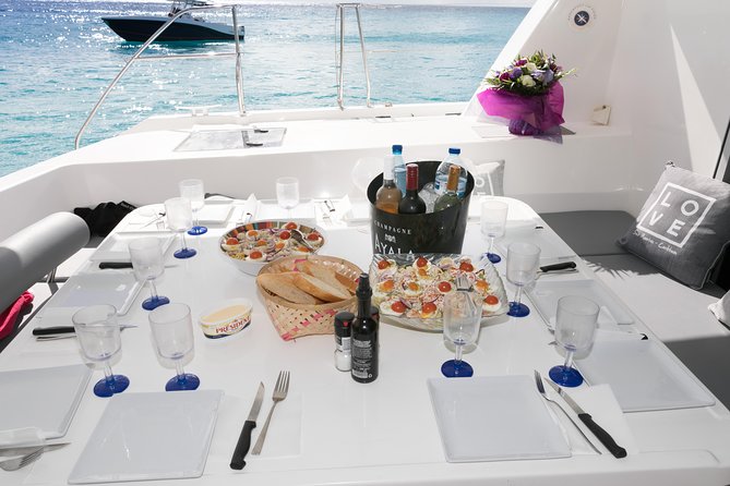 Luxury Private Full-Day Catamaran Charter in St Maarten & Saint-Martin - Departure Location and Vessel