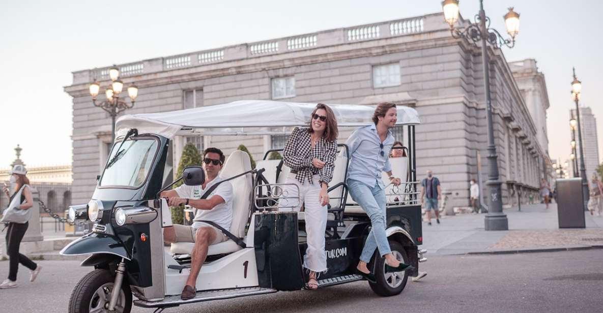 Madrid: Private City Tour by Eco Tuk Tuk - Inclusions and Limitations