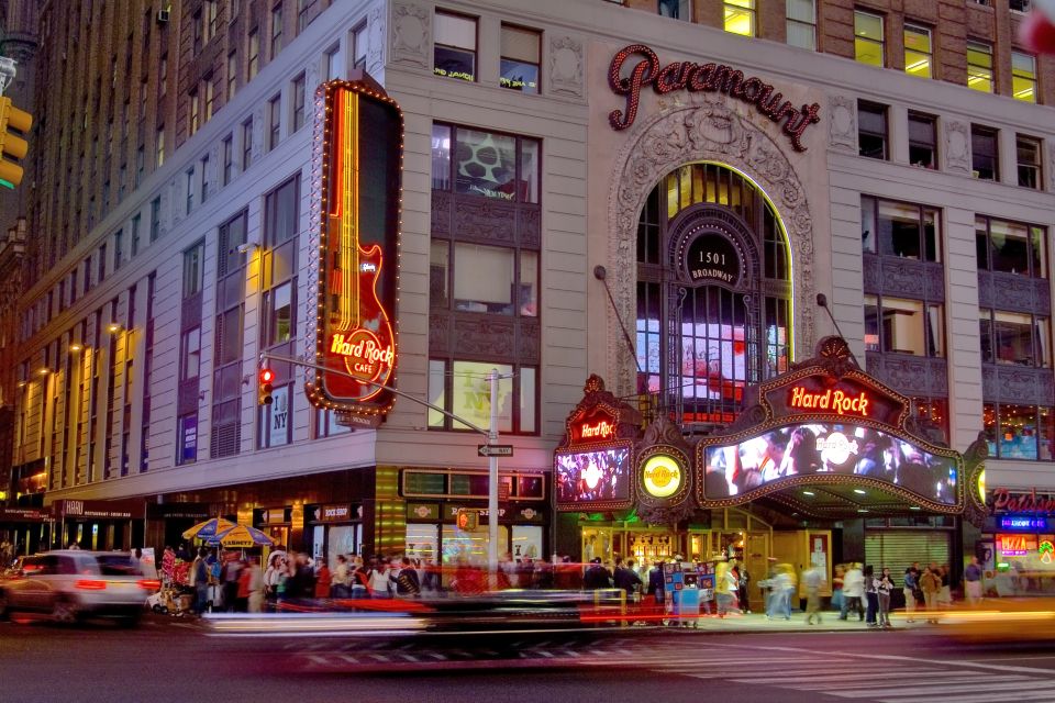 Meal at Hard Rock Cafe New York Times Square - Menu Descriptions