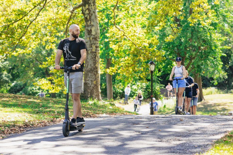 New York City: Central Park Electric Scooter Tour - Inclusions and Requirements