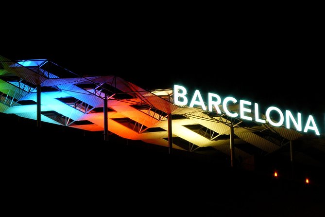 Night Tour of Barcelona by Sidecar Motorcycle - Lighting and Architecture