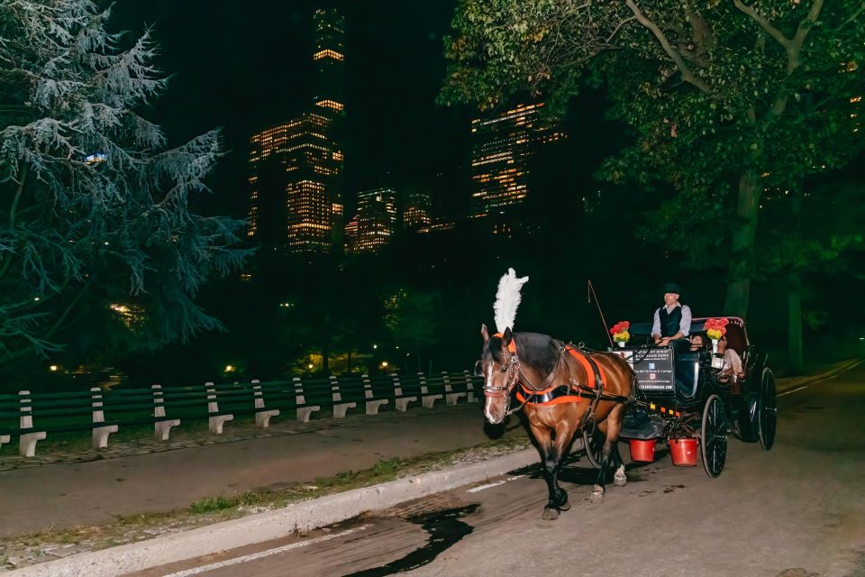 NYC MOONLIGHT HORSE CARRIAGE RIDE Through Central Park - Included in the Package