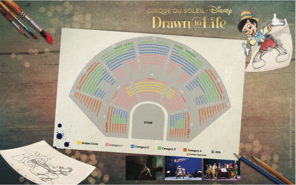 Orlando: Drawn to Life Cirque Du Soleil Entry Pass - Unfinished Animation Discovery