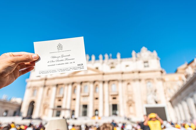 Papal Audience Tickets and Presentation With an Expert Guide - Guided Tour of the Audience