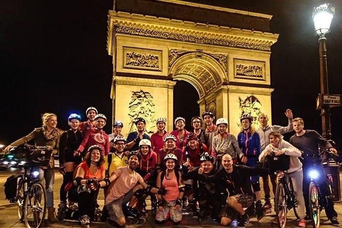 Paris By Night: 3-Hour Guided Bike Tour - Inclusions