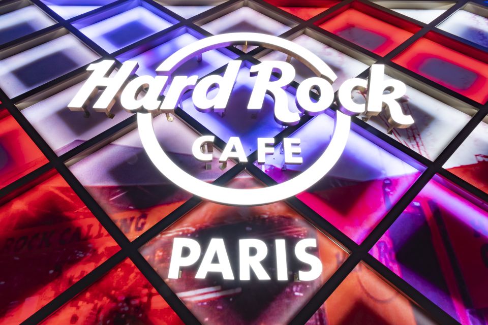 Paris: Hard Rock Cafe Dining Experience - Menu Choices