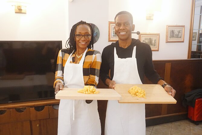 Pasta Cooking Class With Pesto Sauce Making in Rome City Center - Restrictions and Accessibility