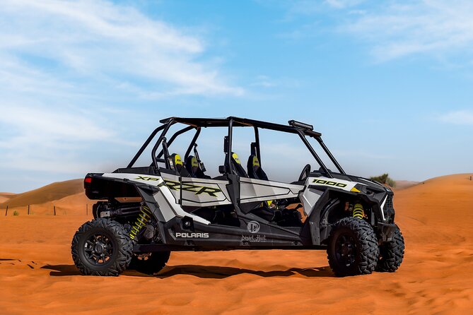 Polaris 1000CC 4seater Buggy Rental in an Open Desert Safari - Restroom Amenities Onboard