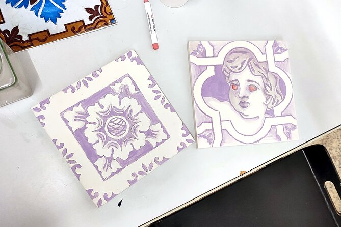 Porto Tile Painting Workshop in Artist Studio - Small Group Experience