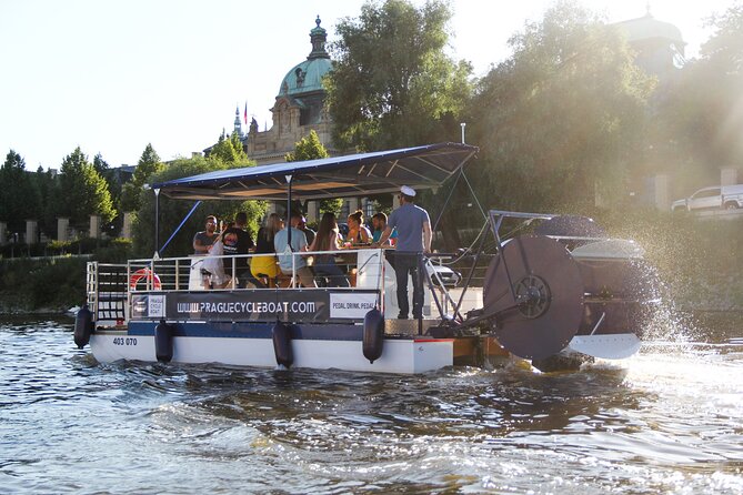 Prague Cycle Boat - The Swimming Beer Bike - Alcoholic Drinks Included