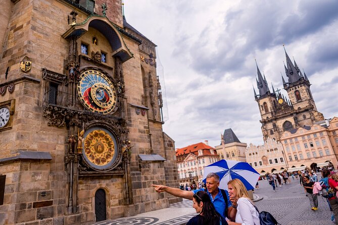 Prague Walking Tour of Old Town, Charles Bridge and Prague Castle - Crossing the Charles Bridge