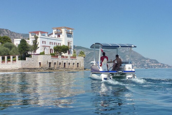 Private Cruise Near Nice and Monaco With Solar Powered Boat - Meeting Point and Pickup