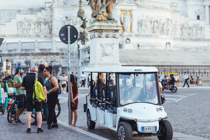 Private Evening Golf Cart Tour of Rome With Aperitivo - Iconic Landmarks and Sights