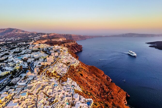 Private Oia Panoramic Scenes: Embrace the Most Picturesque Village of Santorini! - Skaros Rock and the Landscape